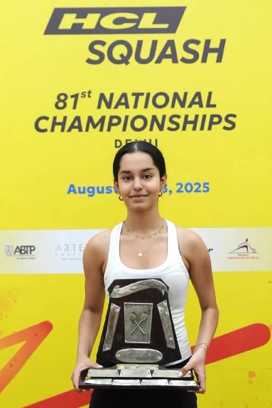 Anahat Natioanl Squash Champion